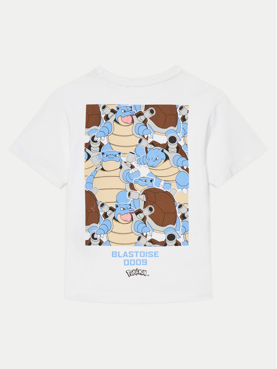 NAME IT NAME IT Camiseta Jatin POKEMON 13238539 Blanco Regular Fit