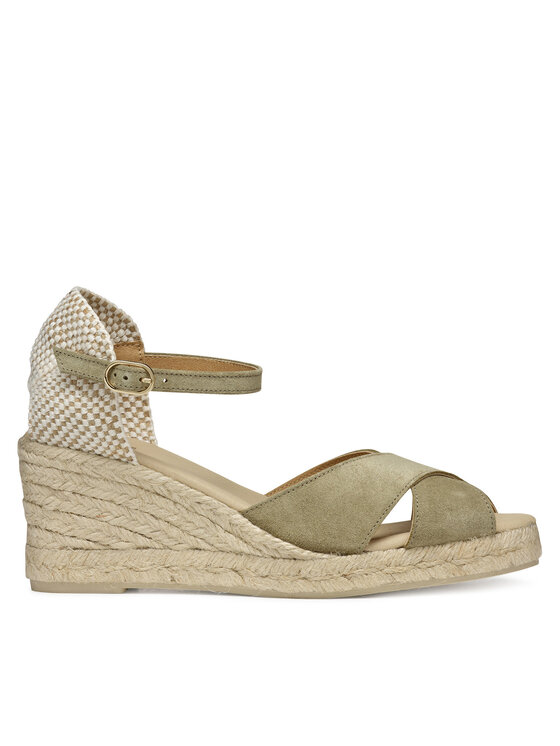 Geox Espadrilės Geox D Gelsa Low D45NGA 00022 C3704 Chaki