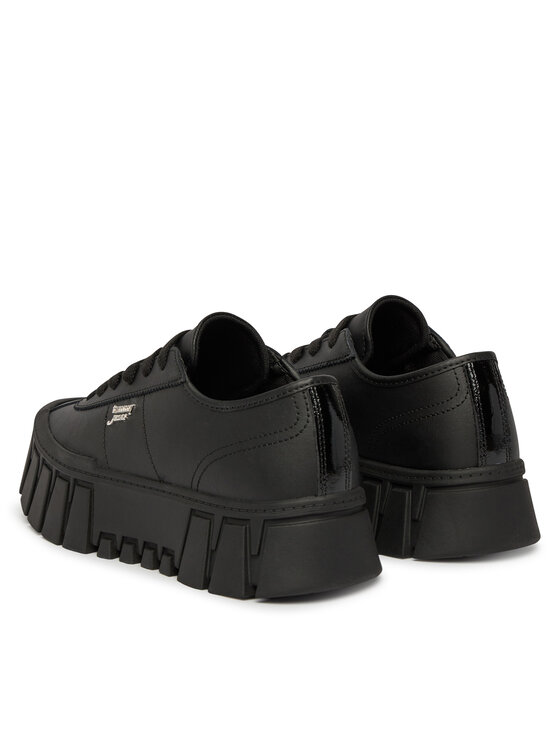 Tommy Jeans Sneakersy Tommy Jeans Tjw Platform Sneaker Leather Lc EN0EN03165 Czarny