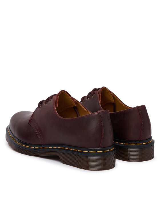 Dr. Martens Félcipő Dr. Martens 3 Eye Crazy Horse DM11838601 Bordó