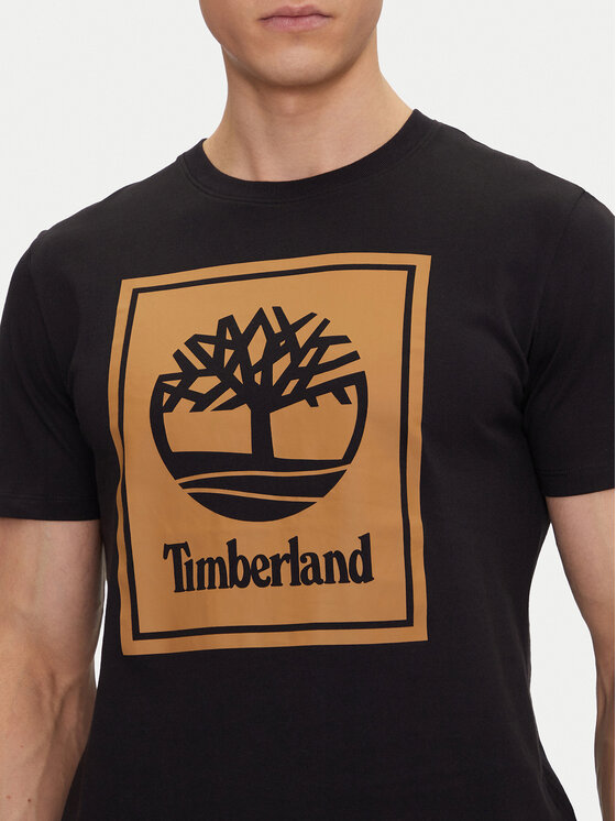 Timberland Timberland Футболка TB0A5WQQ Чорний Regular Fit