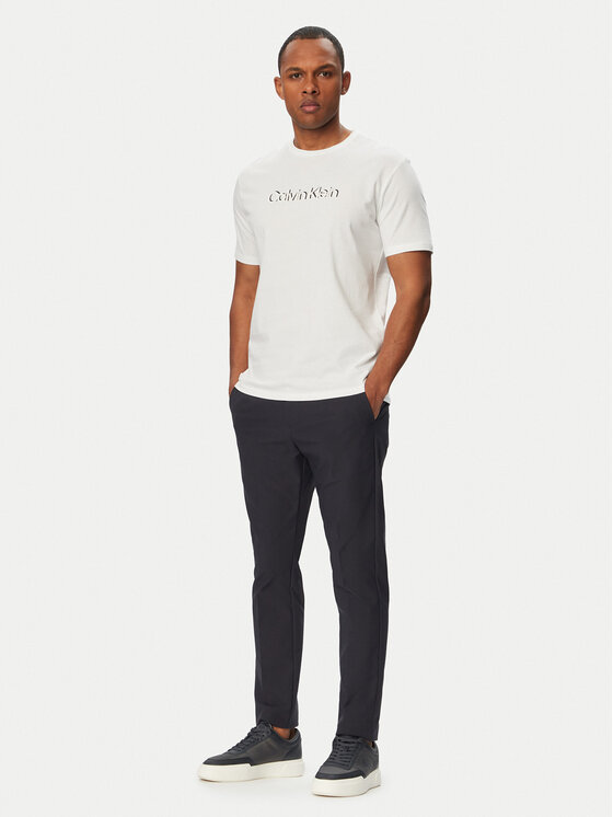 Calvin Klein Calvin Klein Camiseta SS 30s EU LV04LG809G Blanco Slim Fit