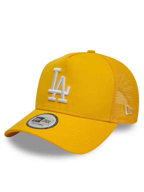 New Era Czapka z daszkiem New Era La Dodgers League Essential 9Forty 60595189 Żółty