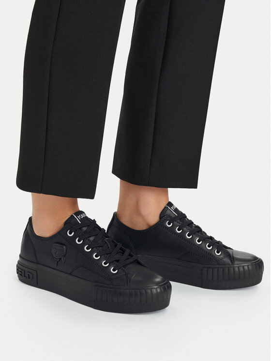 KARL LAGERFELD Plátenky KARL LAGERFELD KL60426 Čierna