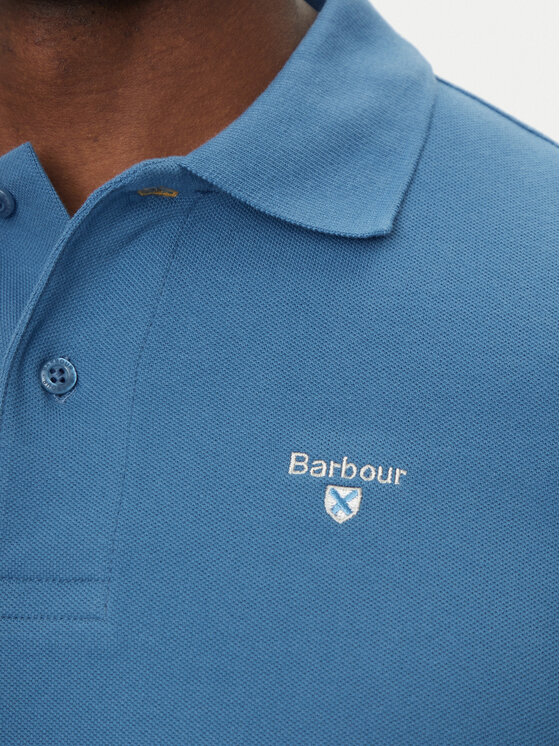 Barbour Barbour Polo marškinėliai Original Sports MML0358BU67 Mėlyna Tailored Fit