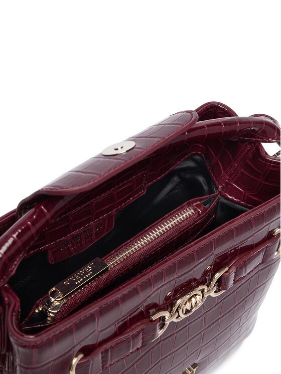 Nine West Táska Nine West EO-CITY GRACE-LDA9420 CROCO Sötétvörös
