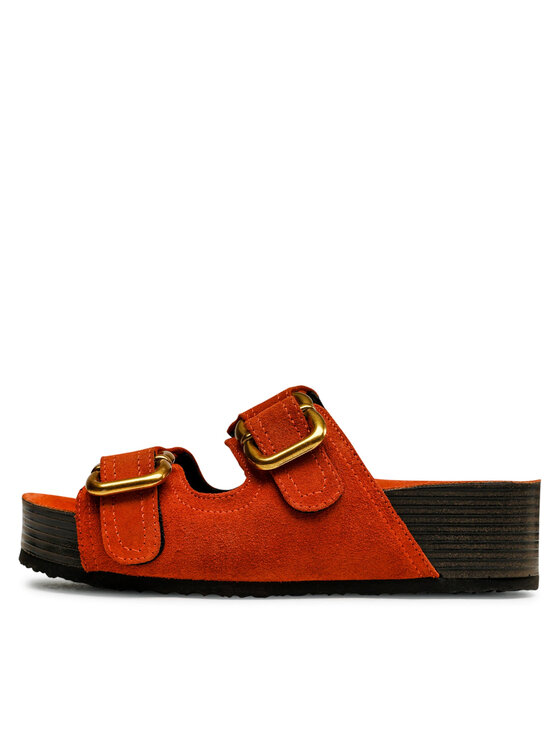 GINO ROSSI Šľapky Gino Rossi 22SS04 Oranžová