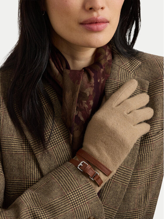 LAUREN RALPH LAUREN Guantes de mujer LAUREN RALPH LAUREN 454P23589002 Beige oscuro
