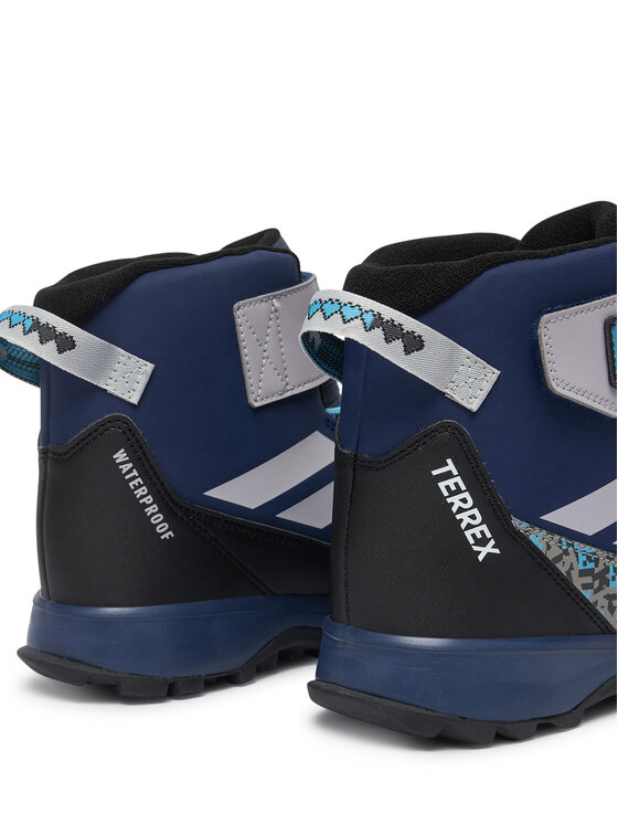 adidas Trekkings adidas Minecraft Terrex Snow Cf Climawarm Winter Shoes Kids KJ6489 Albastru