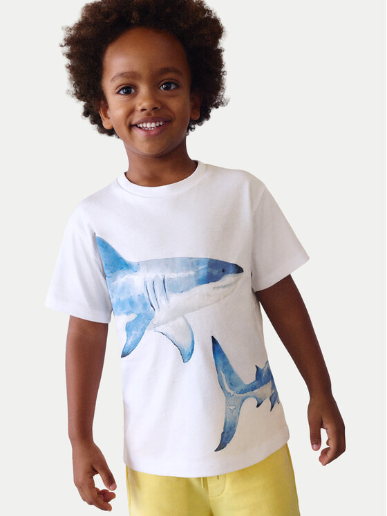 Mayoral Mayoral Camiseta 3080 Blanco Regular Fit