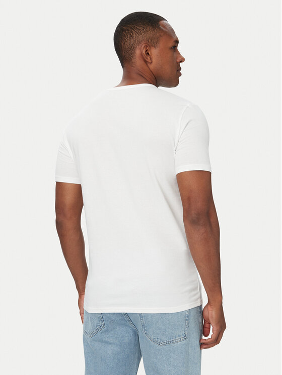 Tommy Hilfiger Tommy Hilfiger Conjunto de camisetas UM0UM03929 Blanco Slim Fit
