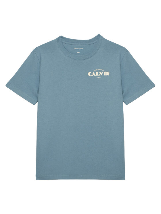 Calvin Klein Calvin Klein Camiseta Small Chest LVCKTJA40B Azul Regular Fit