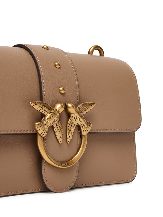 PINKO Kabelka PINKO Love One Mini ST.CL Al 25-26 PLTT 105856 A0F1 Béžová