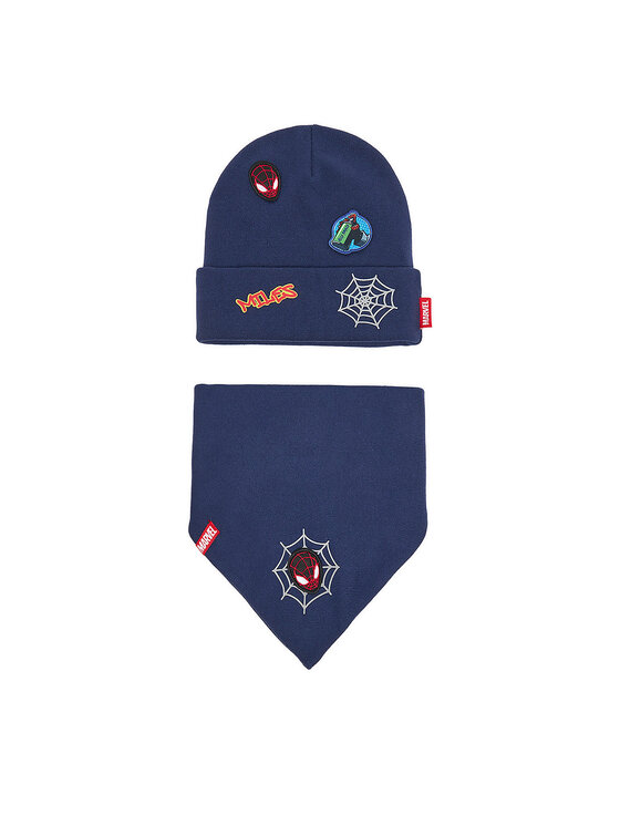 Spiderman Ultimate Set berretto e sciarpa Spiderman Ultimate CEO-ACCCS-AW25-113SPRMV Blu scuro