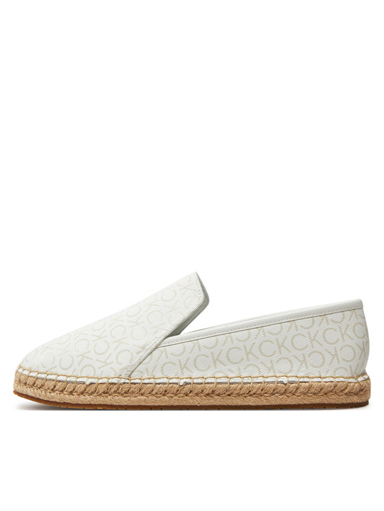 Calvin Klein Εσπαντρίγιες Calvin Klein Espadrille Epi Mono HW0HW01917 Λευκό