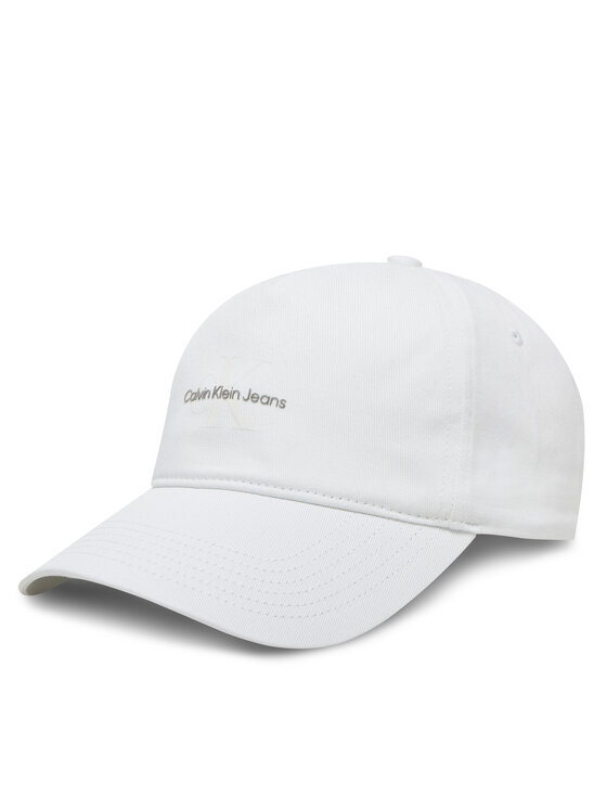Calvin Klein Jeans Šiltovka Calvin Klein Jeans Printed Monologo Cap LV04K5027G Biela