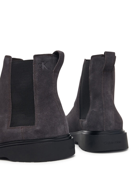 Calvin Klein Gležnjarji Chelsea Calvin Klein Combat Ess Chelsea Boot Su YM0YM01372 Temno rjava