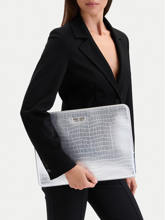 Nine West Servietă Nine West CEO-OFFICE ELEGANCE-LDA9838 Argintiu