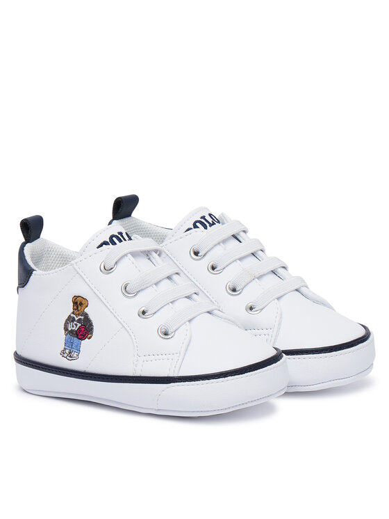 Polo Ralph Lauren Снікерcи Polo Ralph Lauren RL06180101 Білий