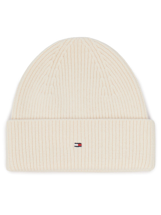 Tommy Hilfiger Sál és sapka szett Tommy Hilfiger AW0AW19136 Krém
