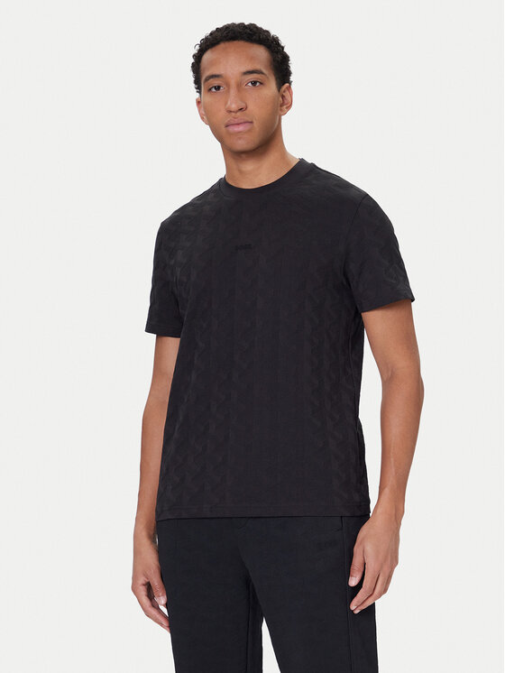 BOSS BOSS Camiseta Mirror Artwork 50548649 Negro Relaxed Fit