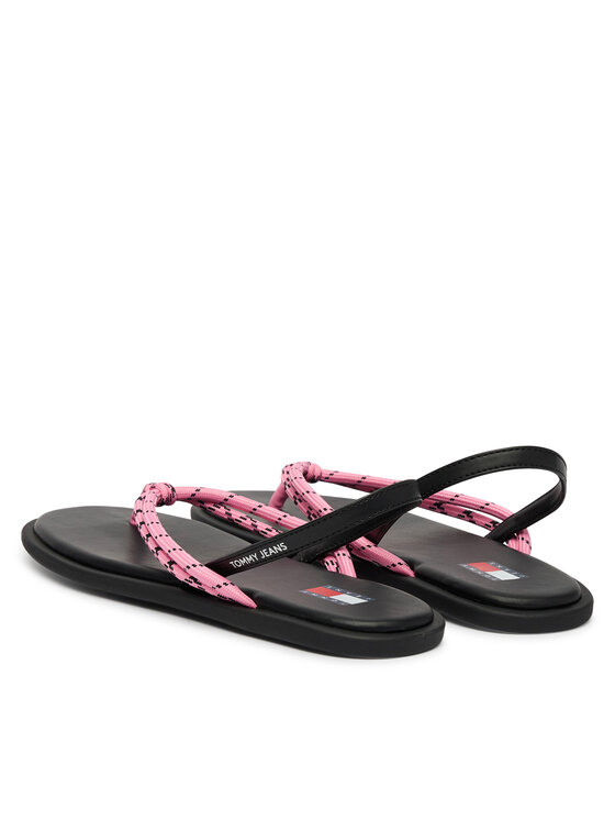 Tommy Jeans Sandale Tommy Jeans Tjw Casual Rope Sandal EN0EN02951 Roz