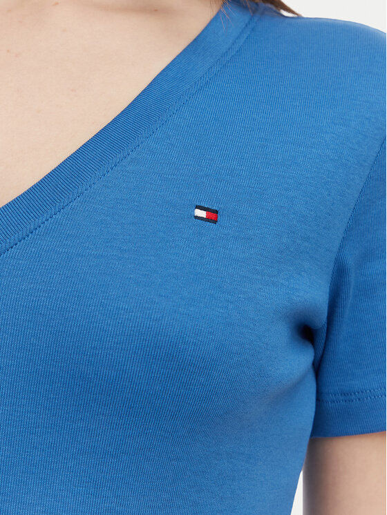 Tommy Hilfiger Tommy Hilfiger Camiseta New Cody WW0WW40584 Azul Slim Fit