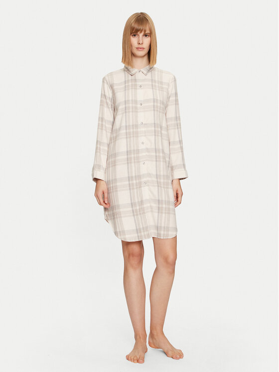 Selmark Selmark Camisón Nordic P7063 Écru Regular Fit