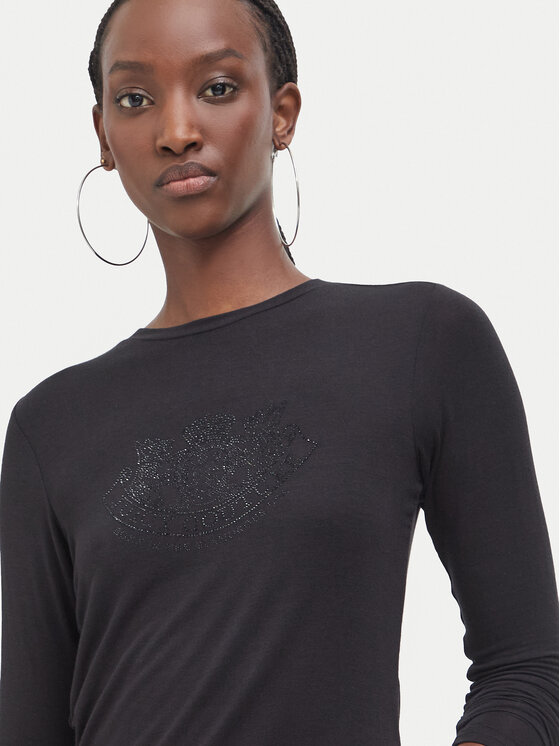 Juicy Couture Juicy Couture Блузка JCWCT226328 Чорний Regular Fit