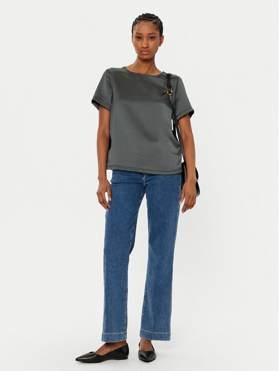 Weekend Max Mara Weekend Max Mara Футболка Amburgo 2515941051 Чорний Regular Fit