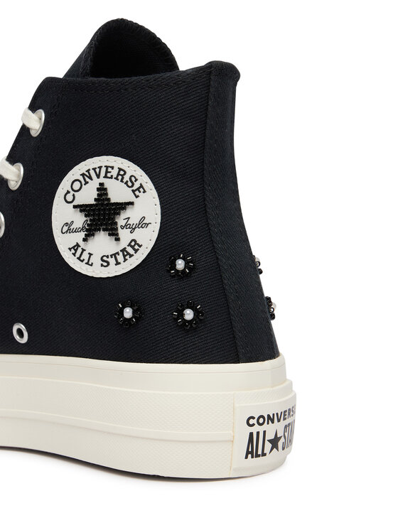 Converse Кеди Converse Chuck Taylor All Star Lift Platform Beads A17787C Чорний