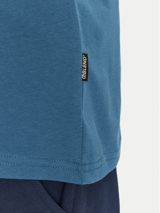 Blend Blend Camiseta 20718276 Azul Regular Fit