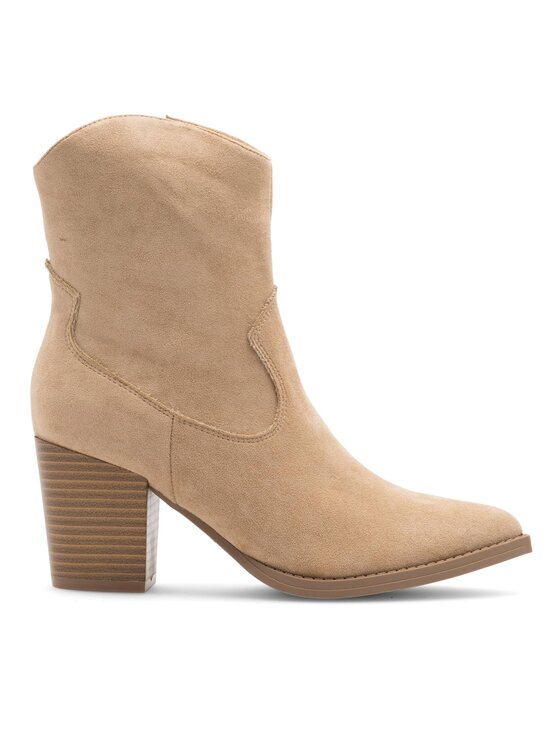 DeeZee Cizme și botine cowboy DeeZee MILLIE LS5637-07 Bej
