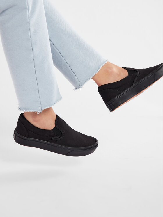Vans Tenis superge Vans Comfycush Slip-On VN0A3WMDVND1 Črna