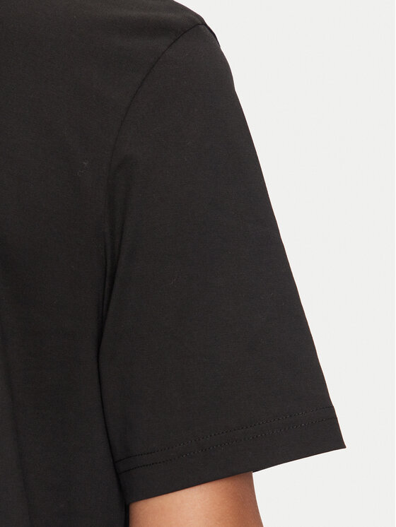 Lacoste Lacoste Футболка TF7300 Чорний Regular Fit