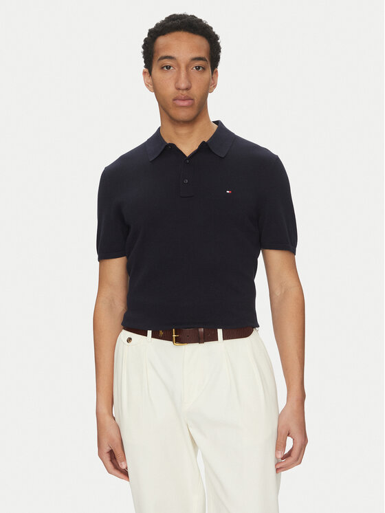 Tommy Hilfiger Tommy Hilfiger Polo marškinėliai Essential MW0MW37396 Tamsiai mėlyna Regular Fit