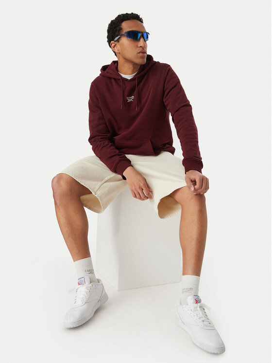 Reebok Reebok Світшот RK25550CCM Бордовий Regular Fit
