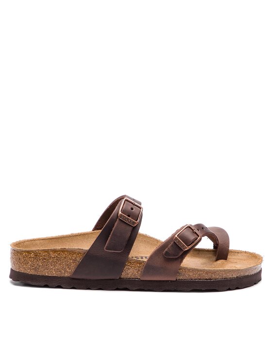 Birkenstock Japonki Birkenstock Mayari 0071023 Brązowy