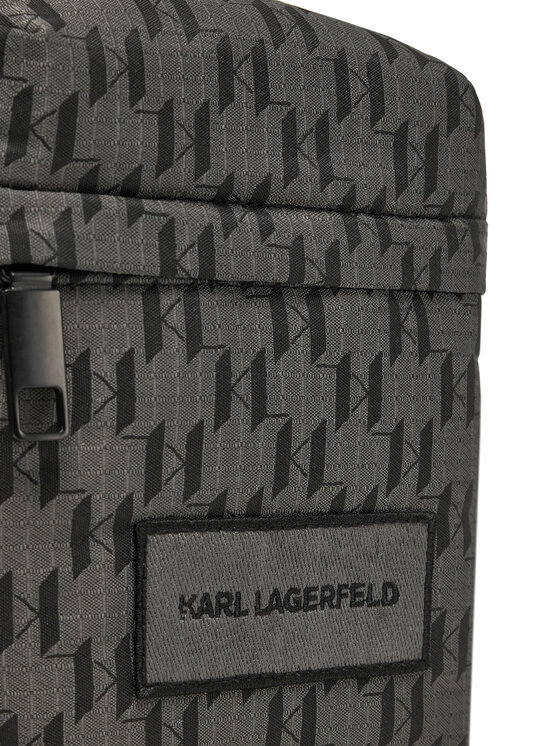 KARL LAGERFELD Taška cez rameno KARL LAGERFELD A1M30412 Sivá