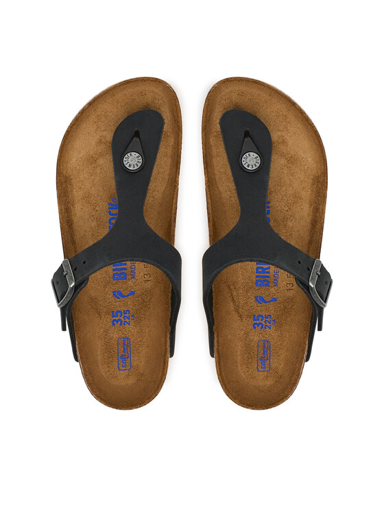 Birkenstock В'єтнамки Birkenstock Gizeh SFB LENB 1019015 Чорний