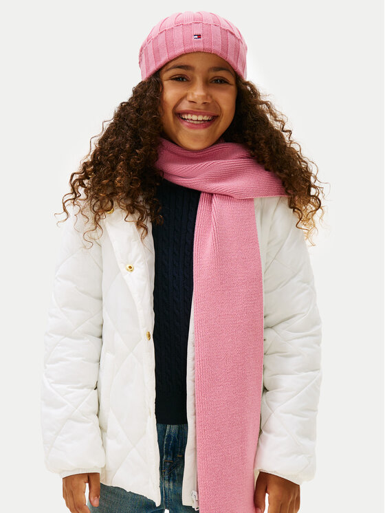 Tommy Hilfiger Căciulă Tommy Hilfiger Small Flag AU0AU02004 Roz
