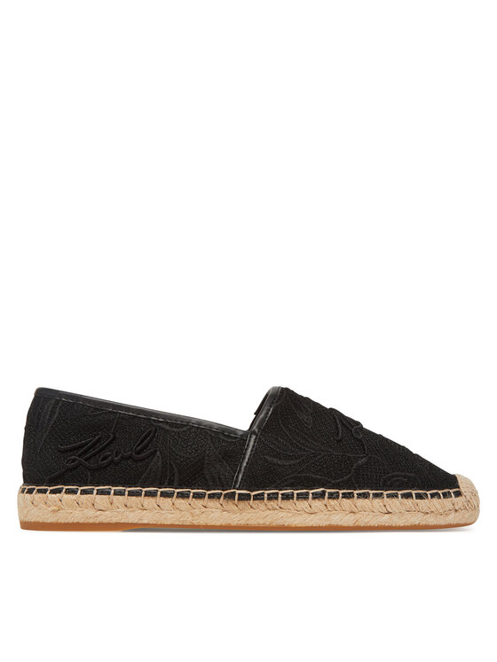 KARL LAGERFELD Espadrile KARL LAGERFELD Kamini KL80121A Črna