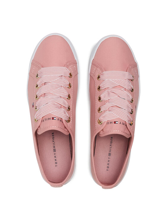 Tommy Hilfiger Tenisówki Tommy Hilfiger Essential Nautical Sneaker FW0FW04848 Różowy