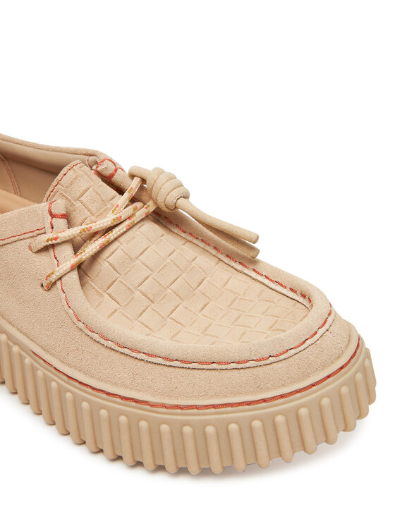 Clarks Pusbačiai Clarks Torhill Bee 26181191 Écru