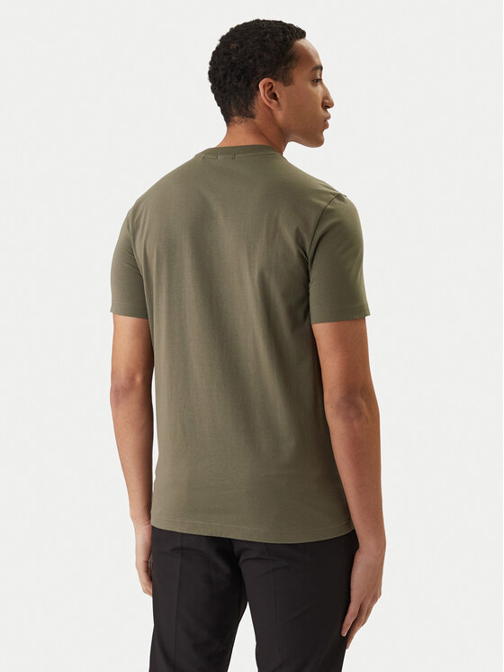 BOSS BOSS Camiseta 50506373 Caqui Regular Fit