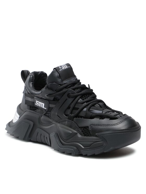 Steve Madden Sportcipők Steve Madden Kingdom Sneaker SM11002519 SM11002519-915 Fekete