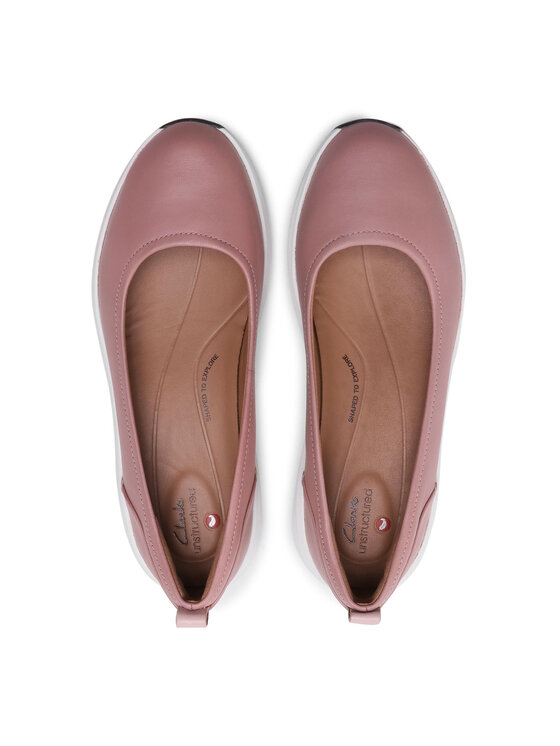 Clarks Pusbačiai Clarks Un Rio Vibe 261590864 Rožinė