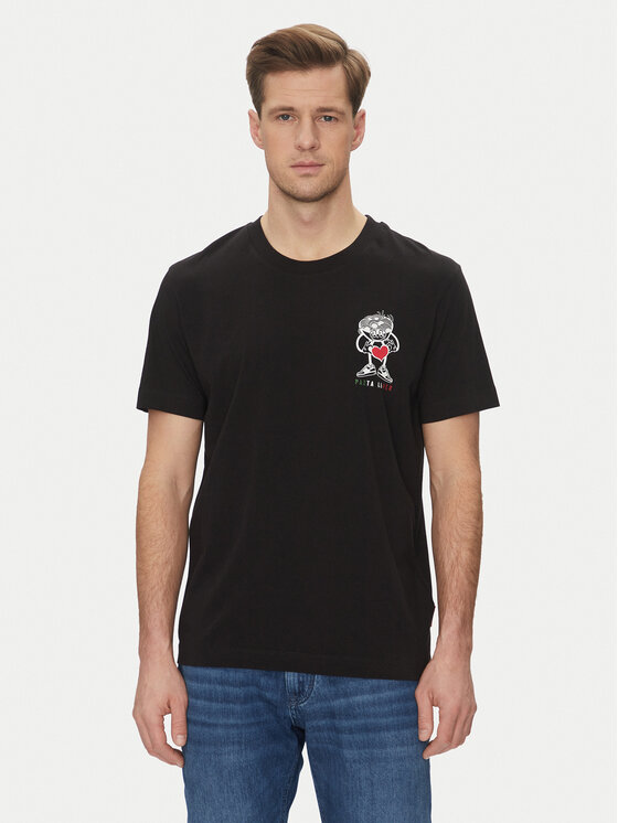 JOOP! Jeans JOOP! Jeans Футболка 15 JJJ-23Alonzo 30045691 Чорний Modern Fit