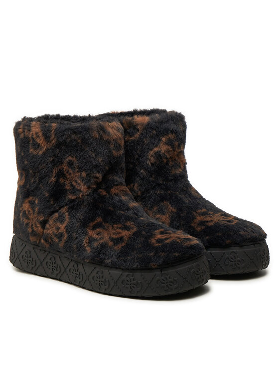Guess Ботильйони Guess United FLFUTD FUR10 Чорний