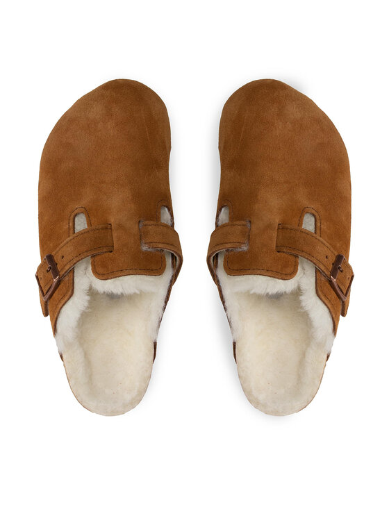 Birkenstock Шльопанці Birkenstock Boston Vl/Sheraling 1001141 Коричневий